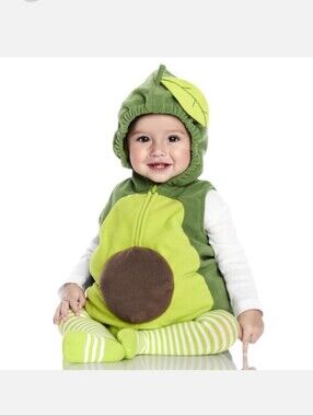 Carter's avocado Halloween costume size  12m
